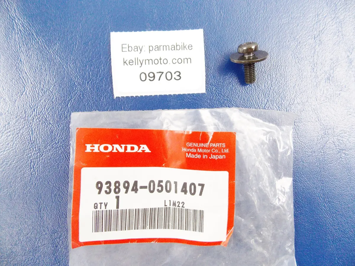 Nos Oem Honda 2007 Crf70 2003-2010 Fes125 Screw-Washer 5X14 93894-0501407 1