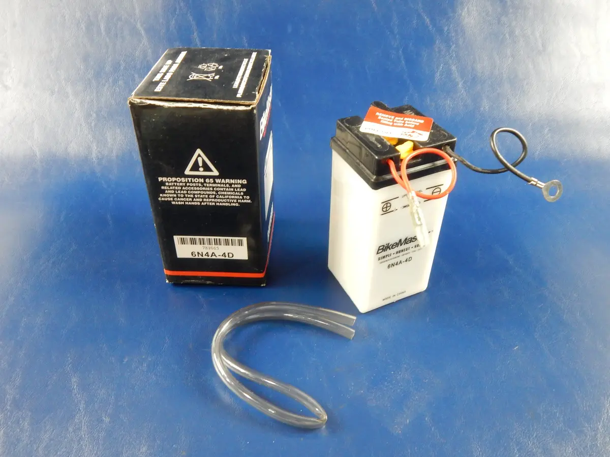 Bike Master Motorcycles Battery 6N4a-4D Snowmobile Quad Moped Atv 1