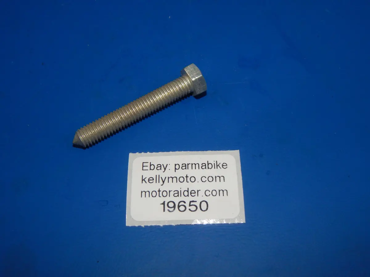 Vintage Motorcycle Swing Arm Rear Chain Wheel Axle Adjuster Bolt D=8Mm L=50Mm 1