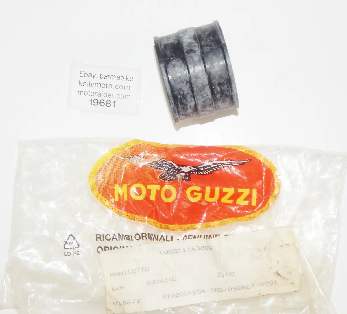 Guzzi 1998-1999 Nevada 350 Club Club Carburetor Rubber Connector Hose Gu31114380 1