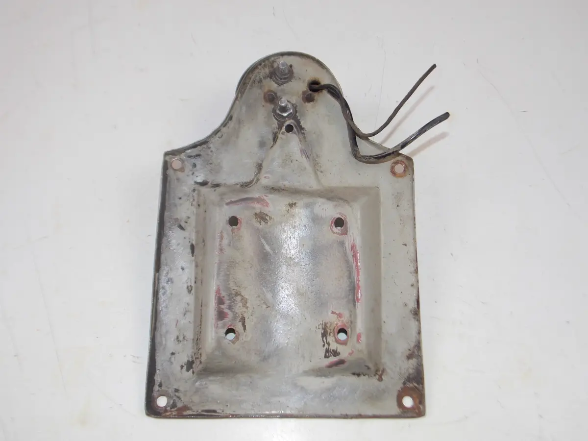 1953-1956 Mv Agusta Pullman 125 Tail Light License Plate Holder Vintage Italy 2