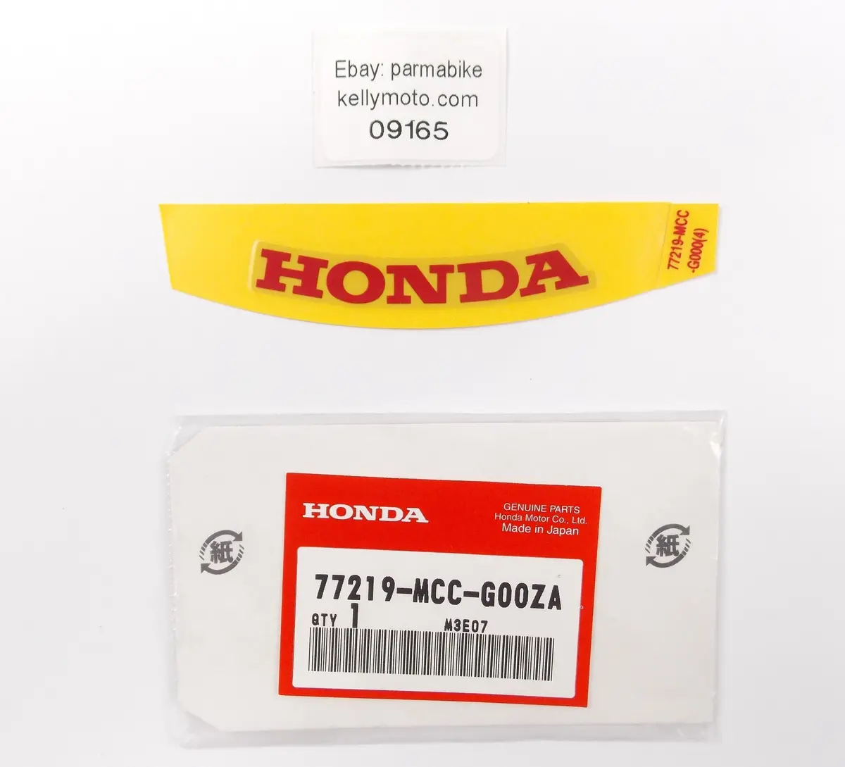 Nos Oem 2001 Honda Cb1100 Sticker Emblem Decal Logo Type 4  77219-Mcc-G00za 1