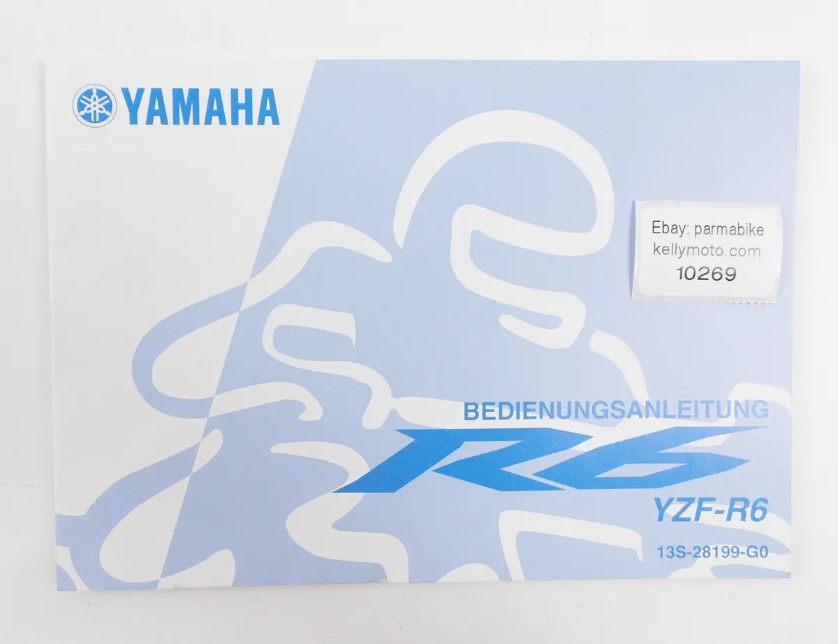 Yamaha Yzf-R6 13S-28199-G0 Operation Manual Owner Book Germany 1