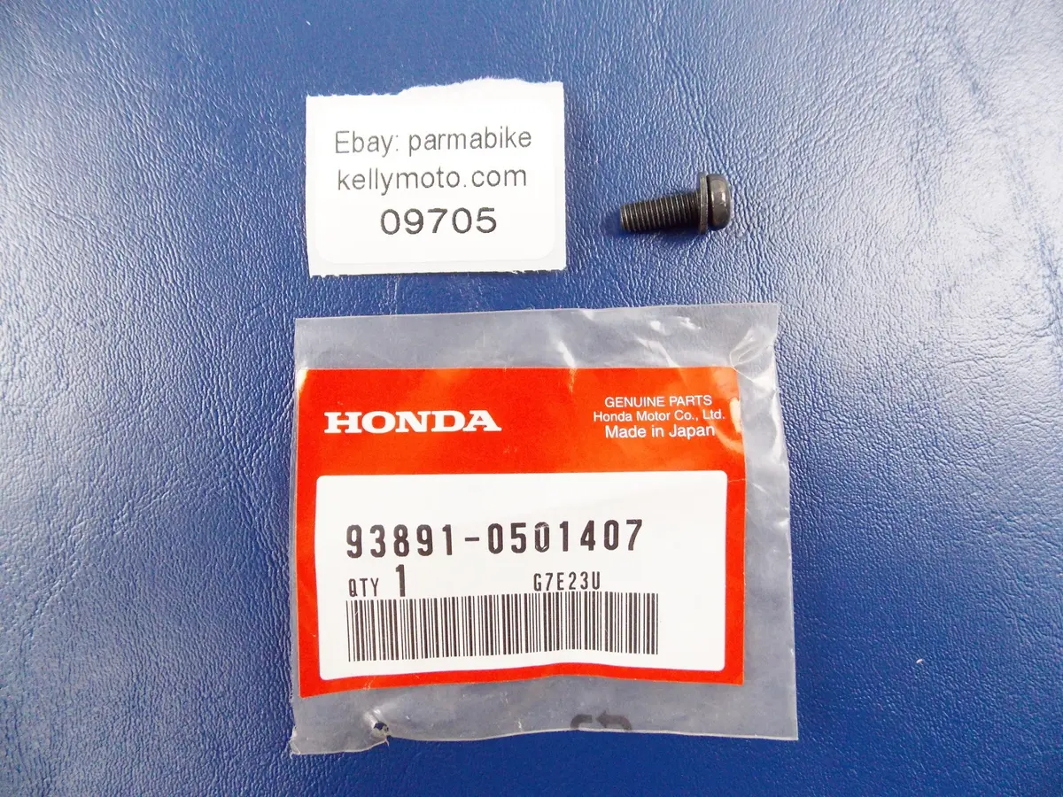 Nos Oem Honda 1997 Cb400 1987-1988 Cbr1000 Screw-Washer 5X14 93891-0501407 1