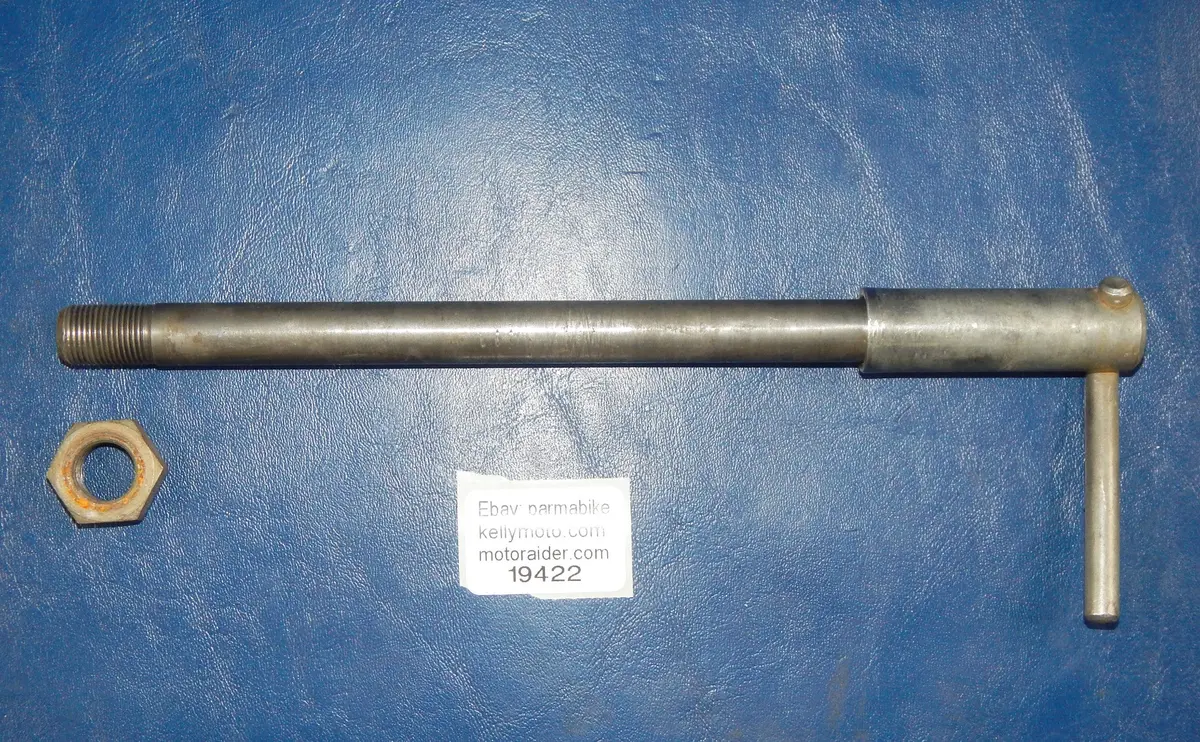 '70S Husqvarna Front Wheel Pin Bolt Axle+Nut L=255Mm D=15Mm Vintage Cross Enduro 1
