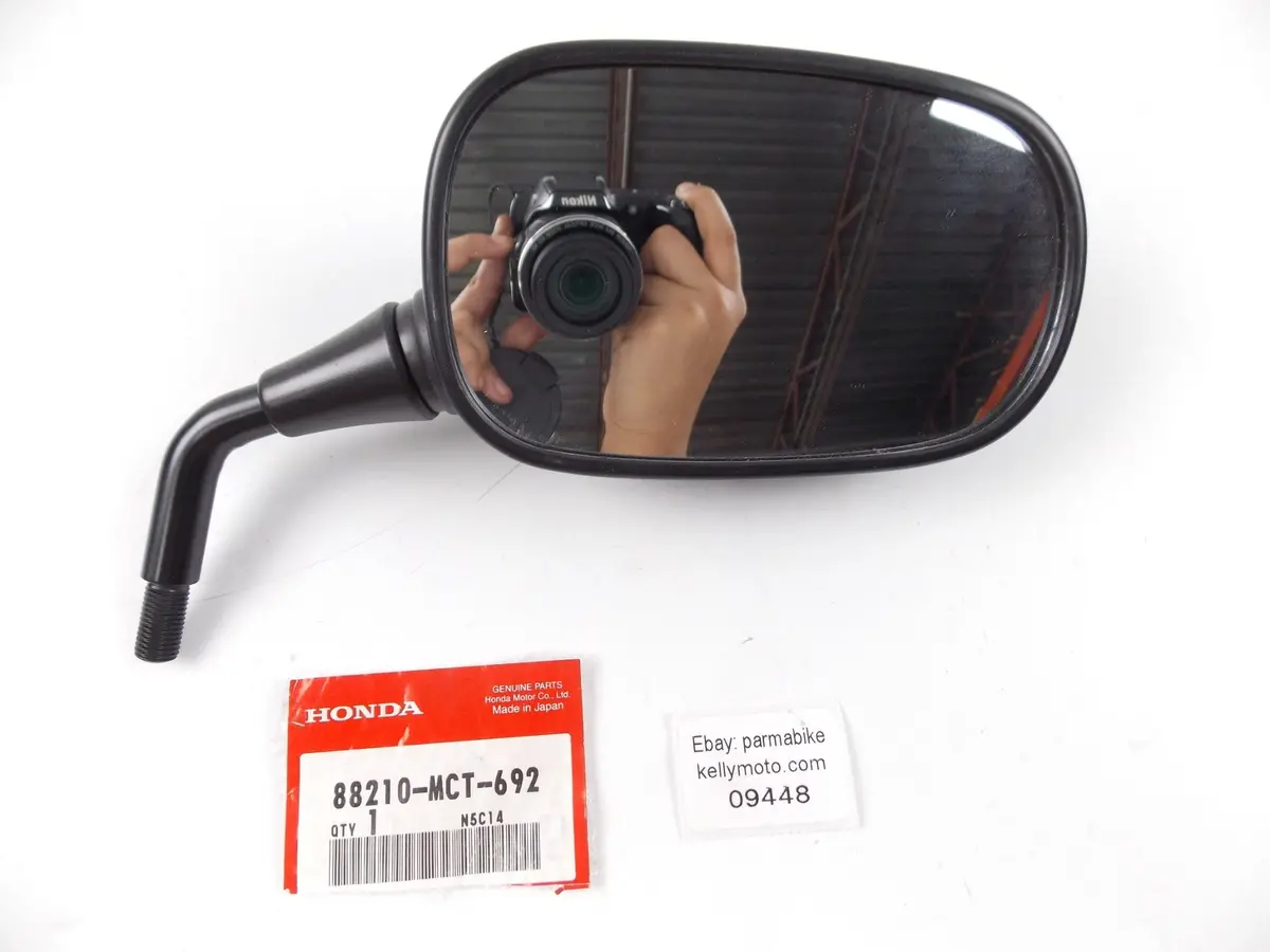Nos Oem Honda 2002 | 2006 | 2007 Fjs600 2008 Rh Mirror Complete 88210-Mct-692 1