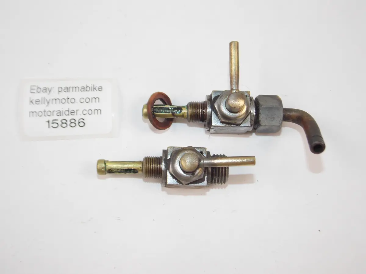 1953-1956 Mv Agusta Pullman 125 Fuel Gas Tank Orlandi Petcock Valves Vintage 1