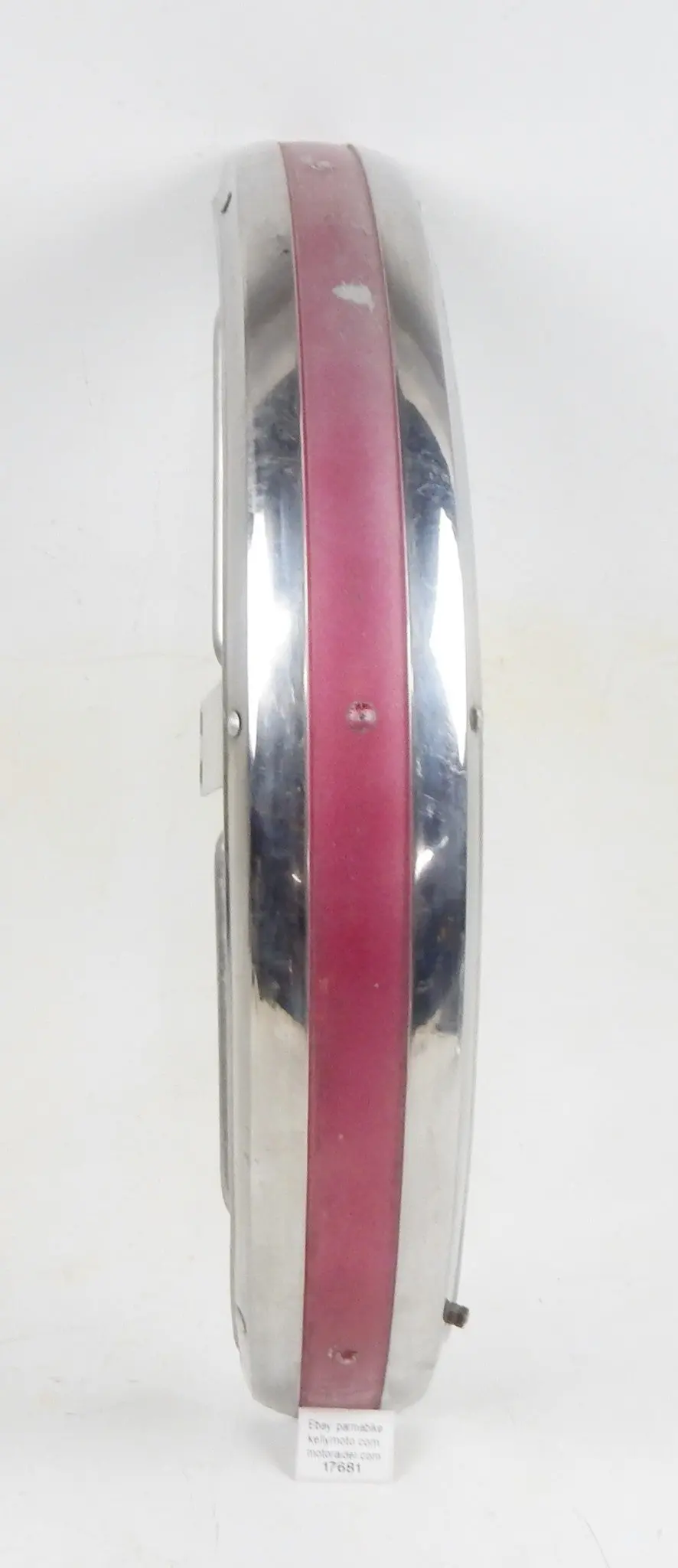 1970 Gilera 125 Giubileo Steel Mud Guard Front Wheel Fender With Mount Brackets 1