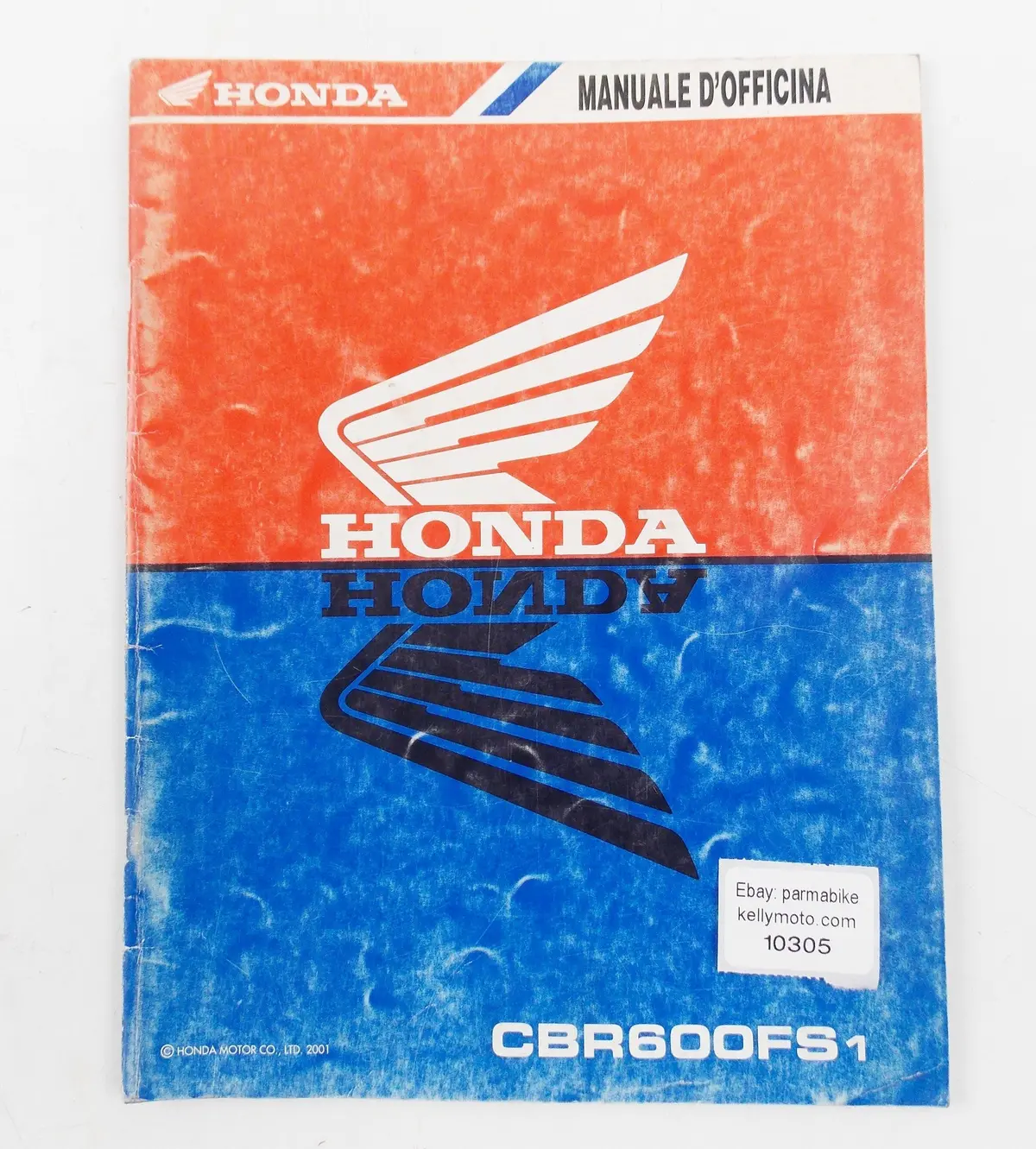 Honda Cbr600fs1 Workshop Manual Repair Mechanical Service Book Italian 1