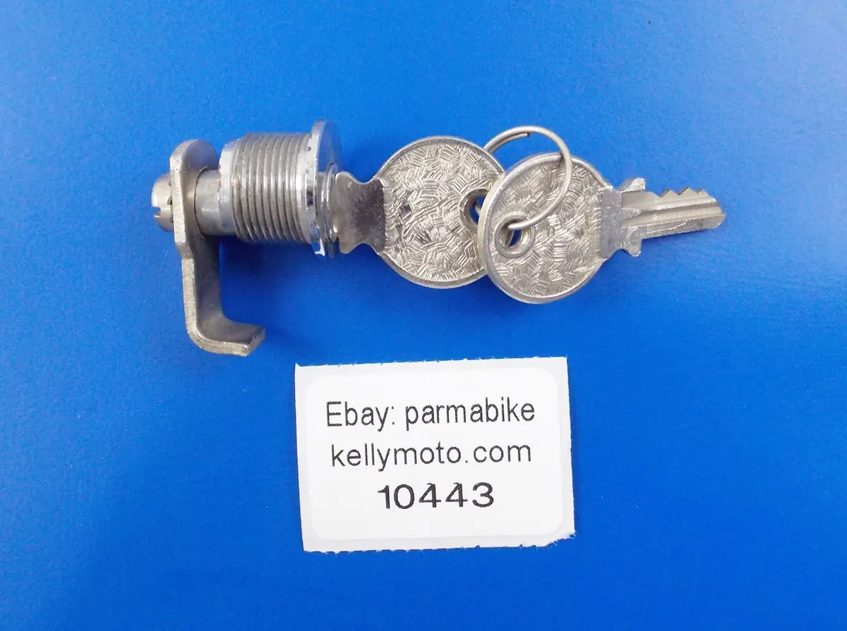 Motorcycle Scooter Cylinder Lock Kit Thread Diameter 16Mm Luggage Glove Tool Box 1