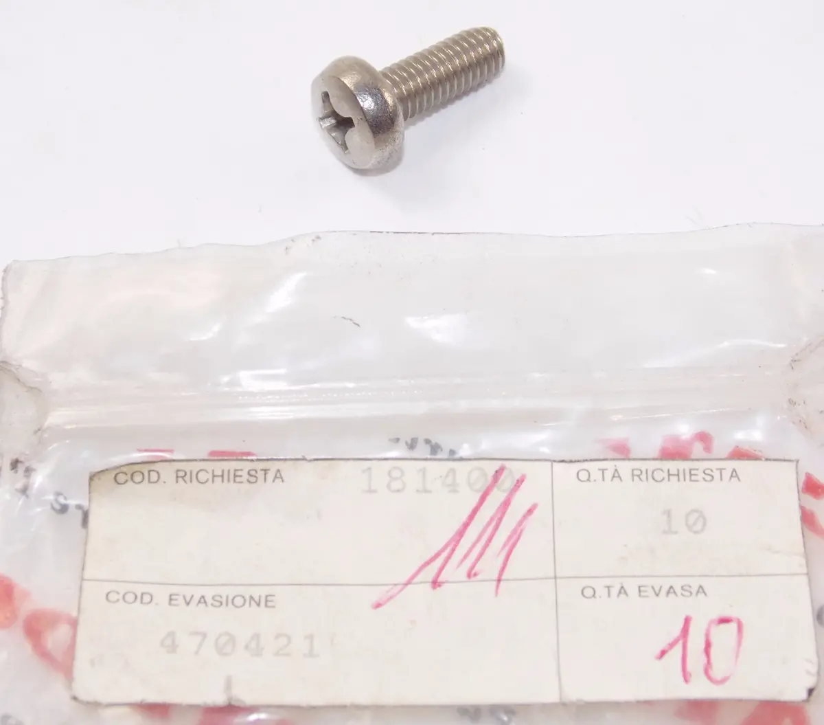 Nos Oem Cagiva 1992 Excalibur 350 | 501 Morini Screw 470421 1