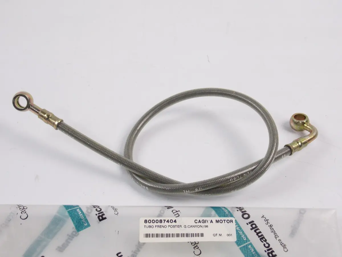 Nos Oem Cagiva 1998-1999 Gran Canyon Rear Wheel Brake Hose Pipe Tube 800087404 1