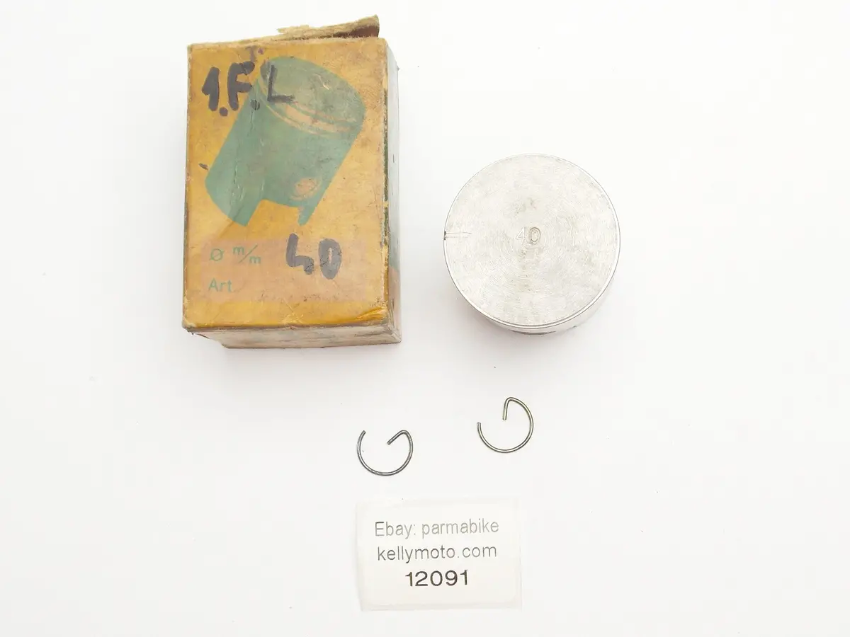 Nos Moto Minarelli Piston D=40Mm Pin 12Mm Height 49Mm 2 Stroke Motor Vintage 1