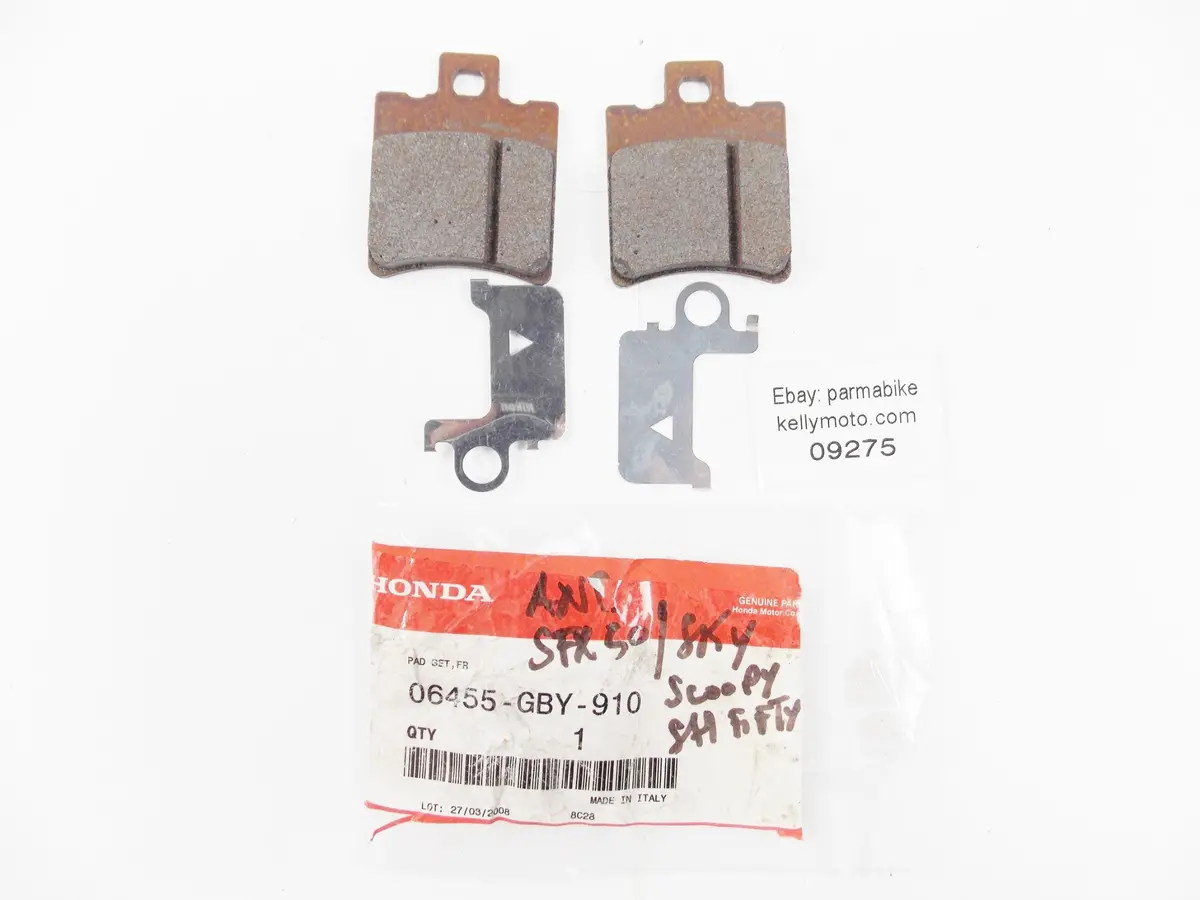 Nos Oem Honda Sfx Sky 50Cc 1997-2001 Front Brake Pads Set 06455-Gby-910 1
