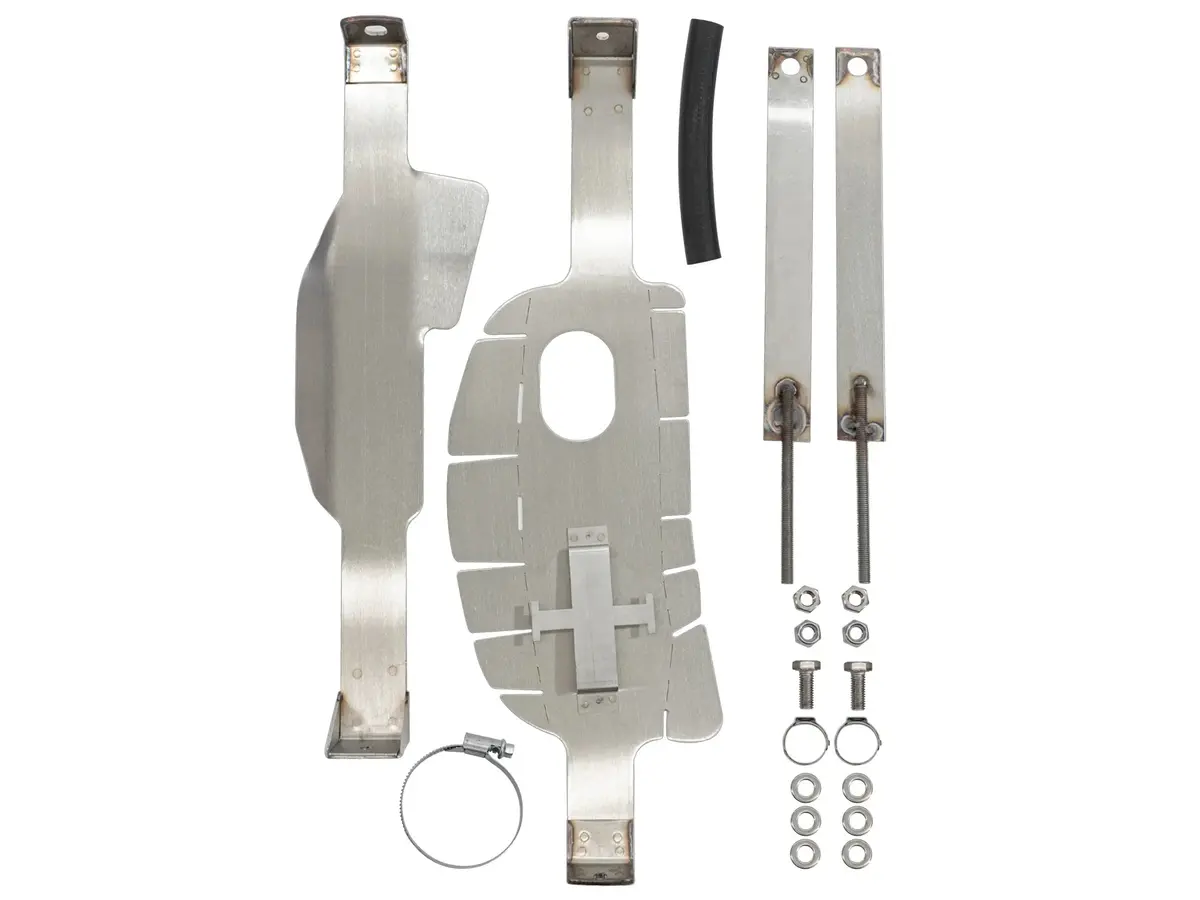 Fuel Tank Saddle And Strap Set (Stainless) [Syncro] 1