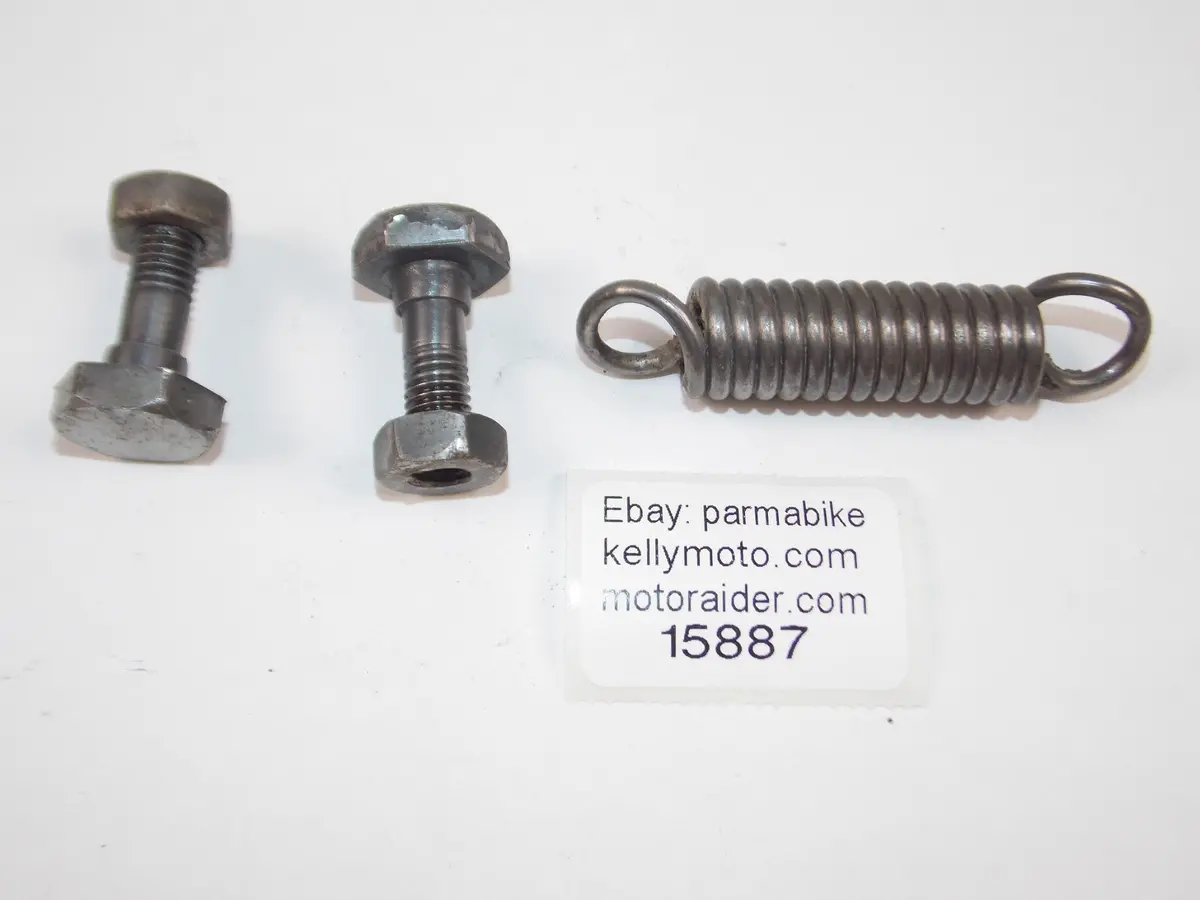 1953-1956 Mv Agusta Pullman 125 Frame Center Stand Bolts+Return Spring Vintage 1