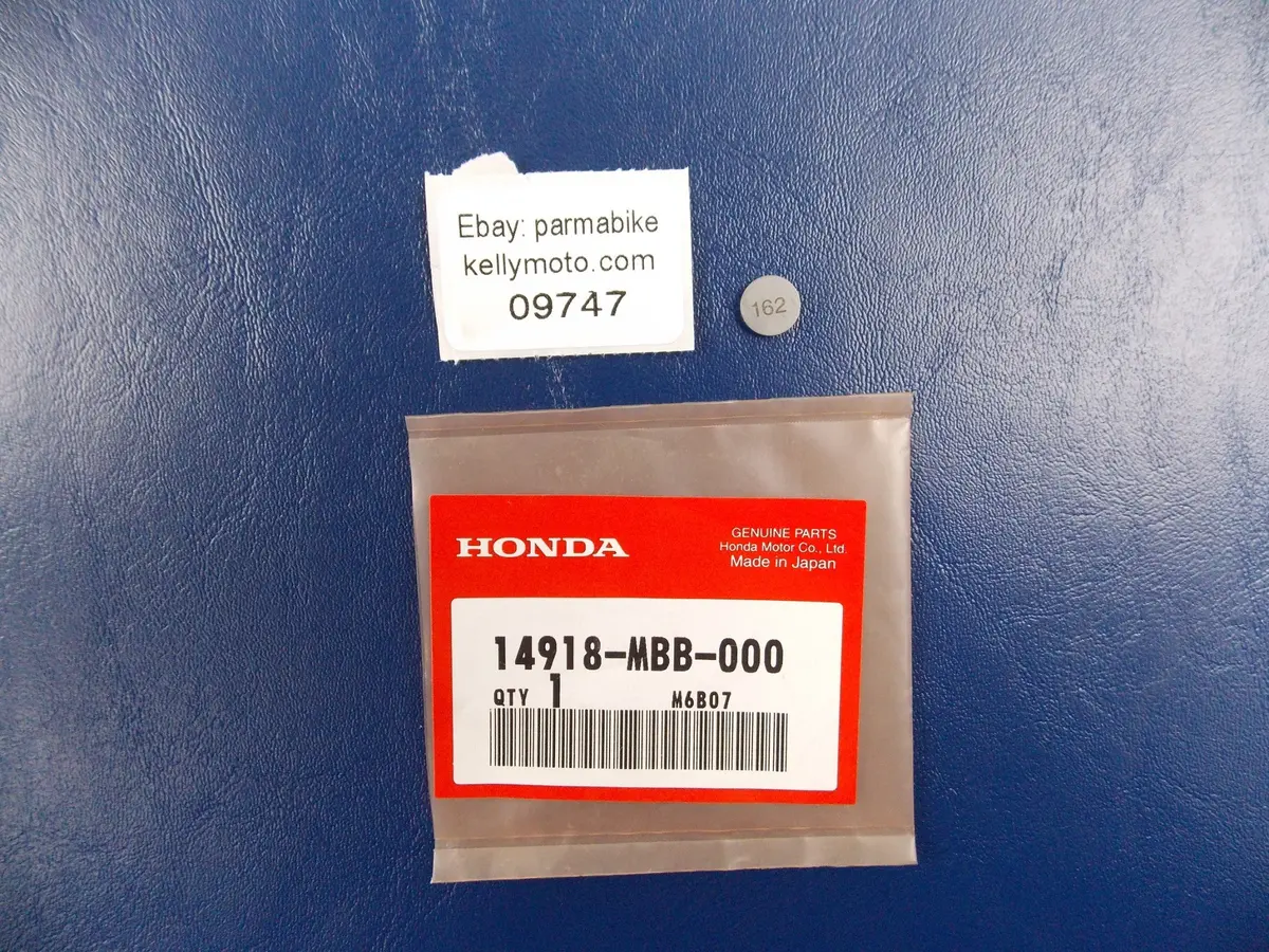 Nos Oem Honda Sxs1000 2015-19/Trx450 2006-14 Shim Tappet (1.625) 14918-Mbb-000 1