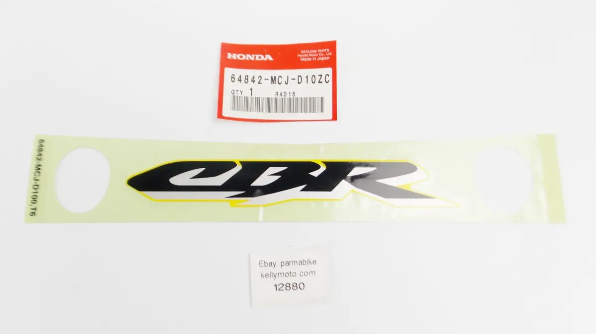Oem Honda 2003 Cbr900rr Mark/Stripe Sticker Rear Seat Cowl Type6 64842-Mcj-D10zc 1