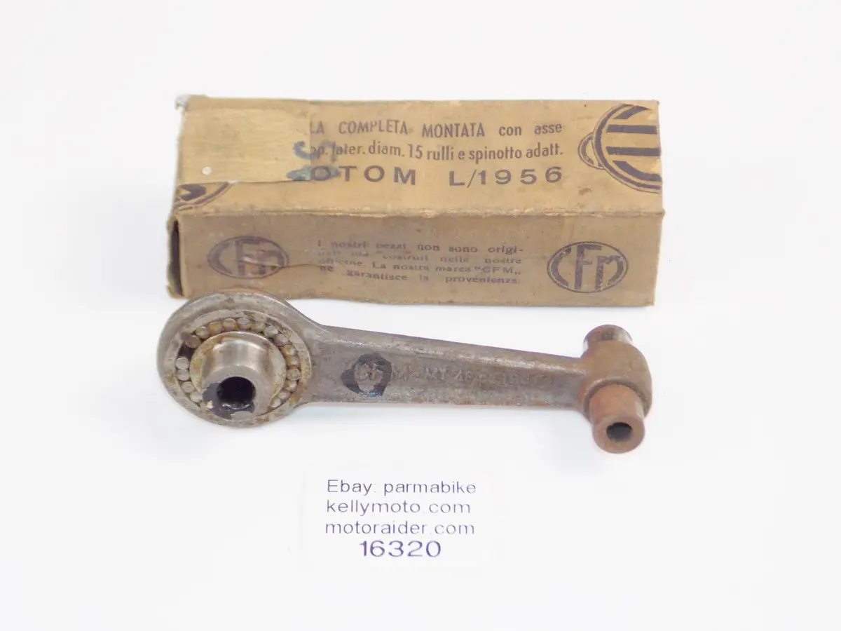 Cfm Connecting Rod + Pins + Bearing Motom L 1956-1957 48Cc Overall Length 105Mm 1