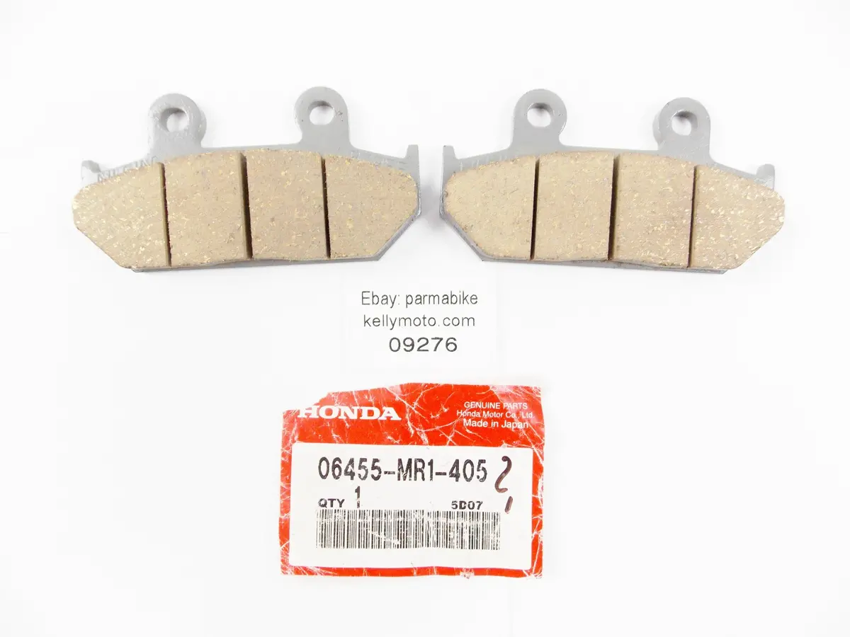 Nos Oem 1988-1993 Honda Vt600 Front Brake Pads Set 06455-Mr1-405 1