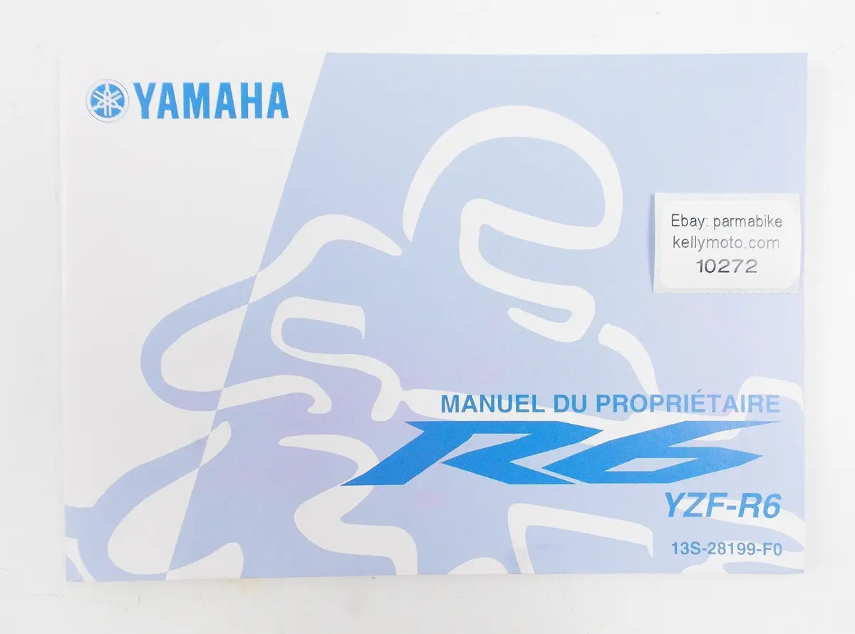 Yamaha Yzf-R6 13S-28199-F0 Owner's Manual User Book French 1
