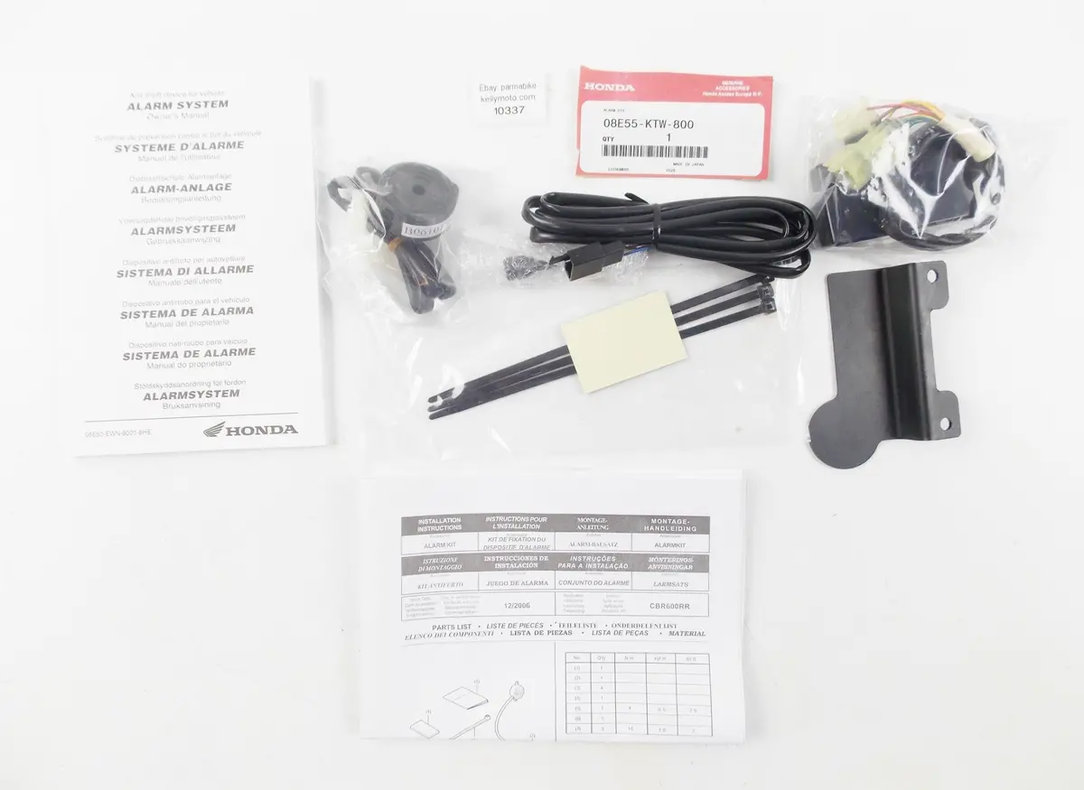 Nos Oem Honda 2007-2011 Sh300 Alarm Security System 08E55-Ktw-800 08E55ktw800 1
