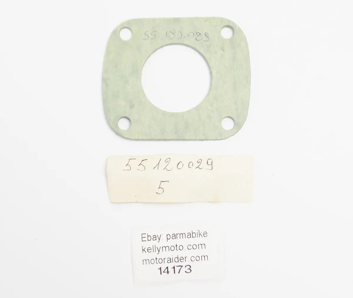 Oem Laverda 1985 Lb1 125 Sport Custom Gs125 Lesmo Exhaust Flange Gasket 55120029 1