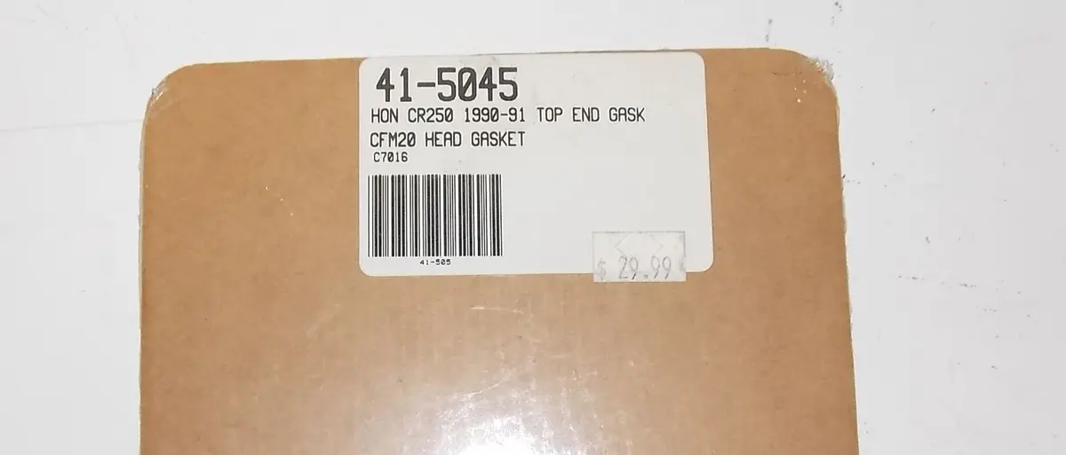 New 1990 1991 Honda Cr250 Cometic Top End Gasket Seal Set # C7016 1