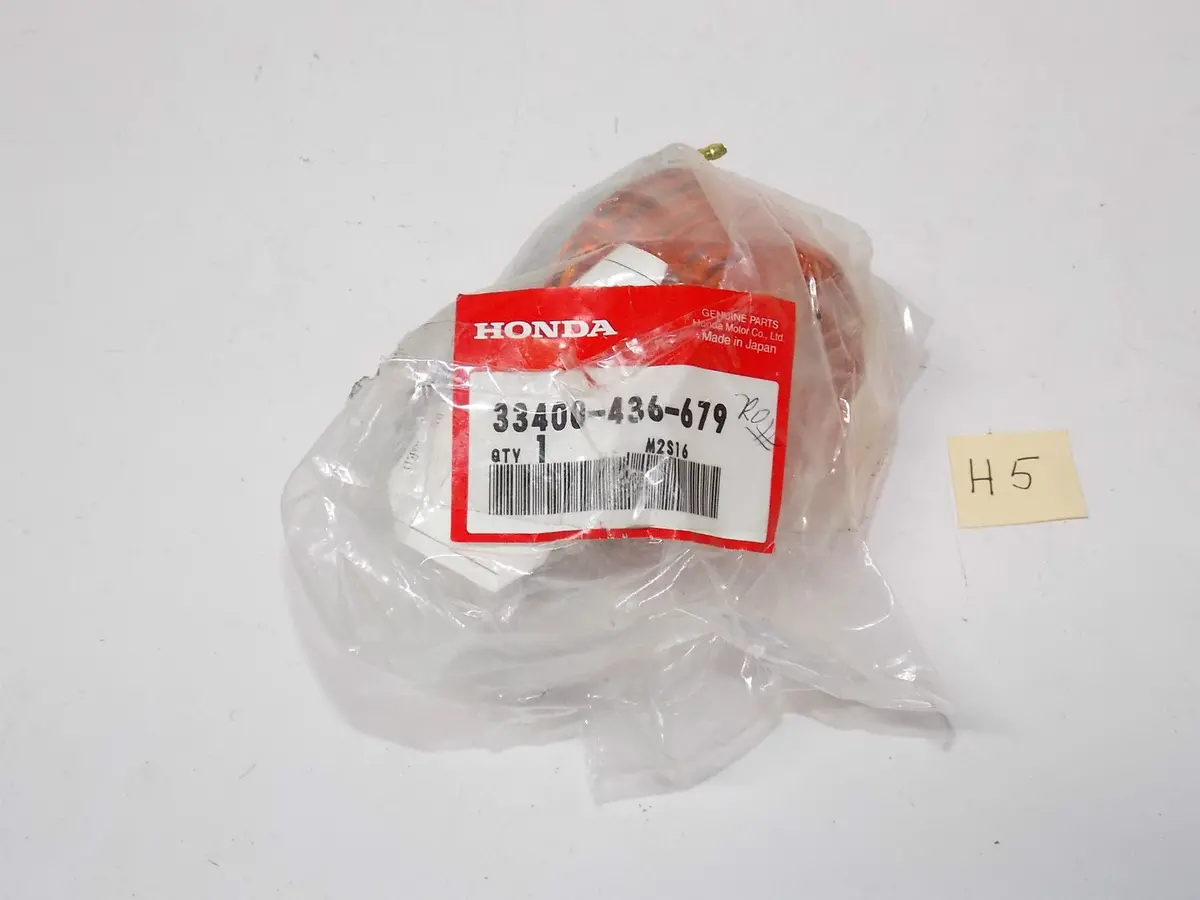 Nos Honda 1976 1979 Xl350 Cb125 Left Front Turn Signal Indicator 33400-436-679 1
