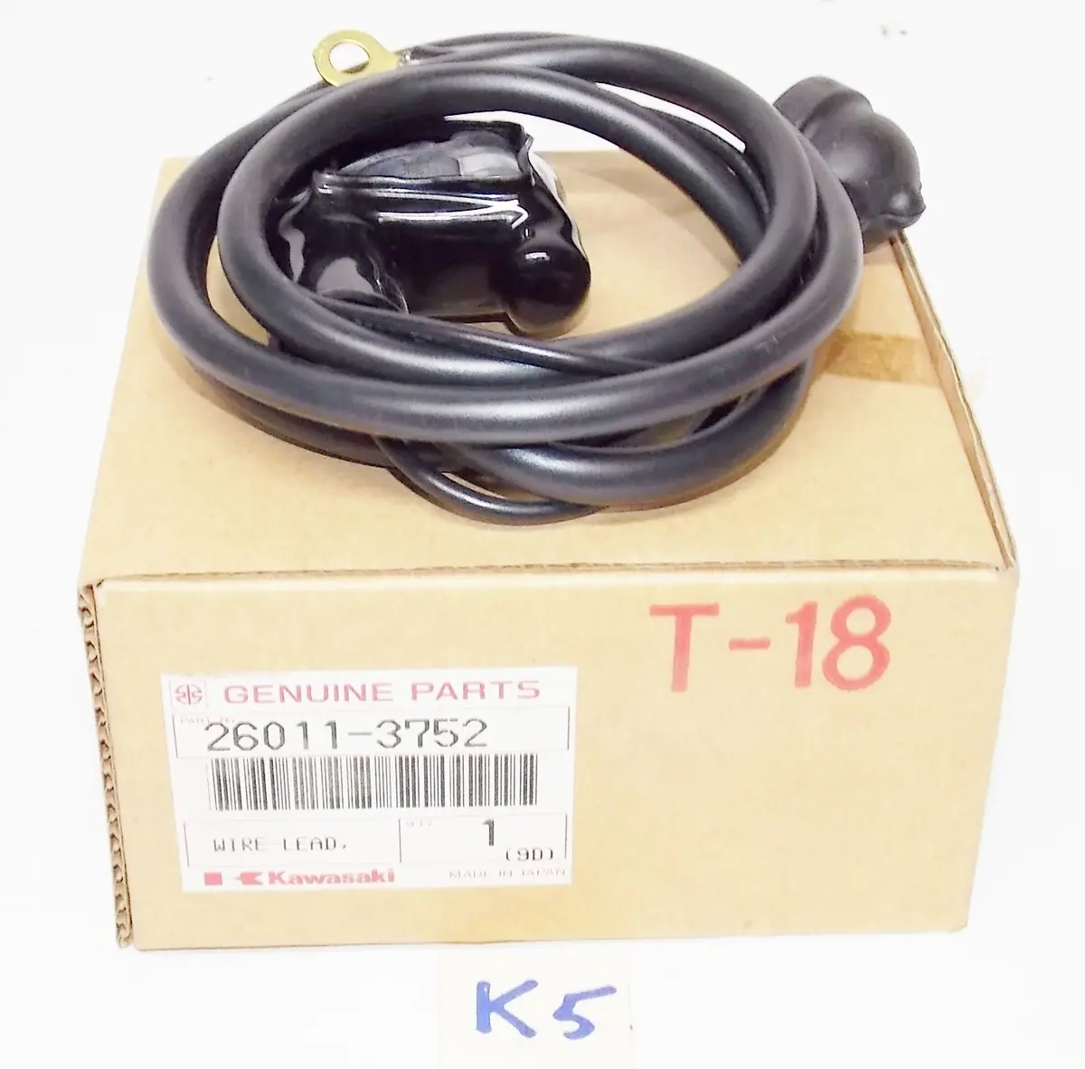 Kawasaki Jet Ski 1989 1990 1991 1992 Jb650 Battery Wire Cable Lead 26011-3752 1
