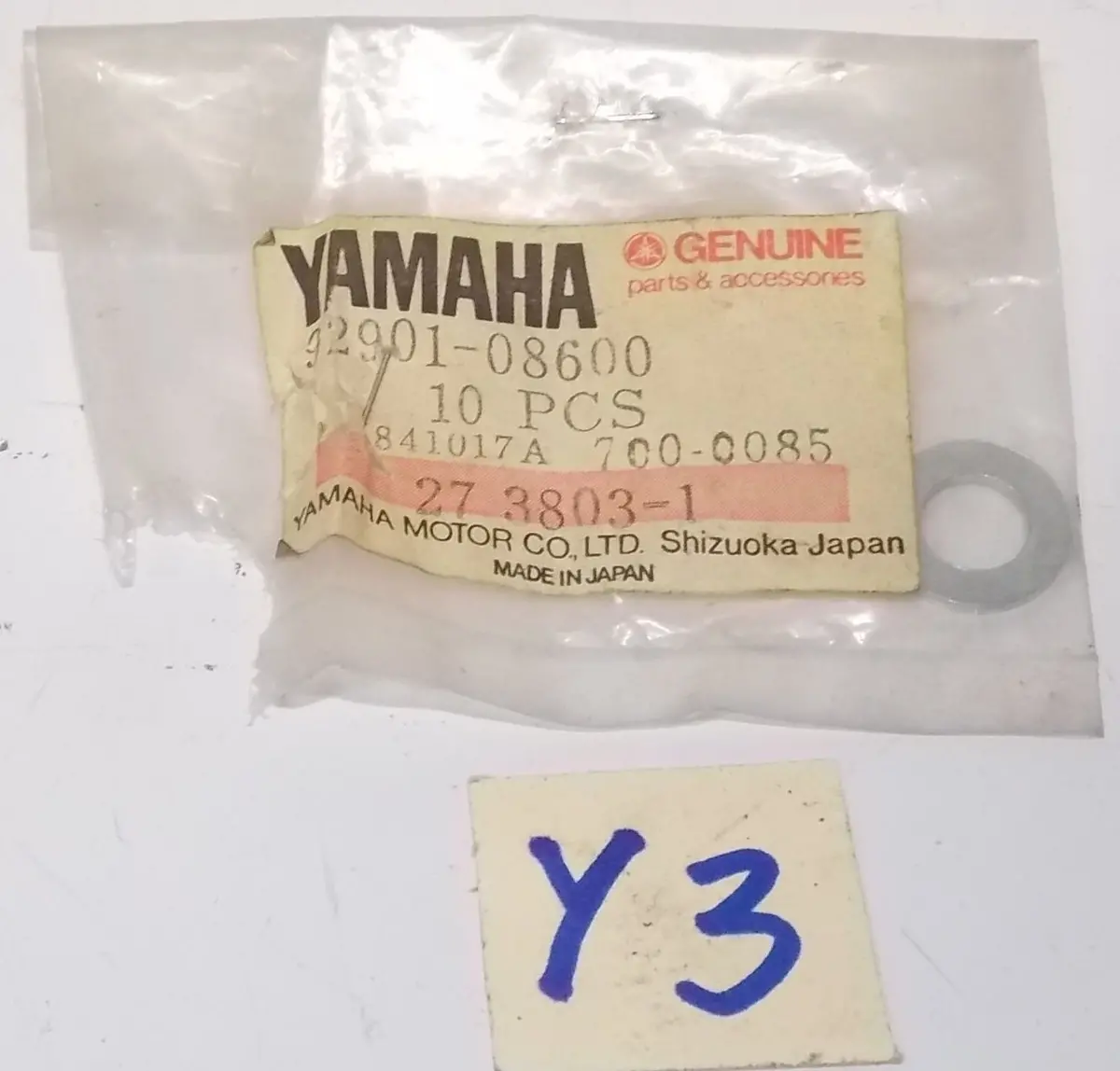 Yamaha 1972 2006 At2 Ct2 Tx500 It400 Tt500 Ty175 Rd400 Xt500 Washer 92901-08600 1