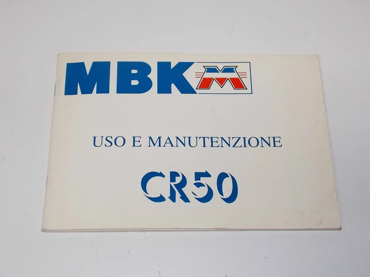 New 1992 Mbk Cr50 Owner Manual Book In Italian Yamaha Scooter Motobecane 1