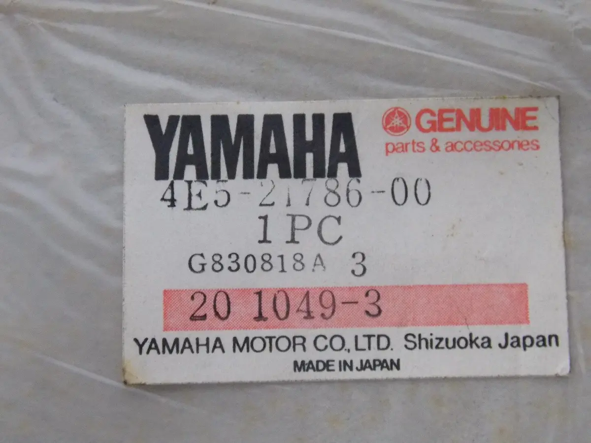 Nos Yamaha  1986 1989 Xt500 Emblem Decal Sticker Graphic Mark   4E5-21786 1