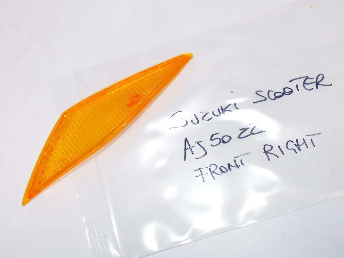 New Suzuki Scooter 1995 Aj50 Zz Front Rh Flasher Turn Signal Lens 35612-25E20 1