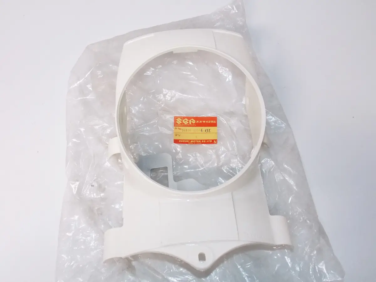 Nos Oem Original Suzuki 1980 1981 Ts185 Headlamp Housing White 51810-48506-13L 1