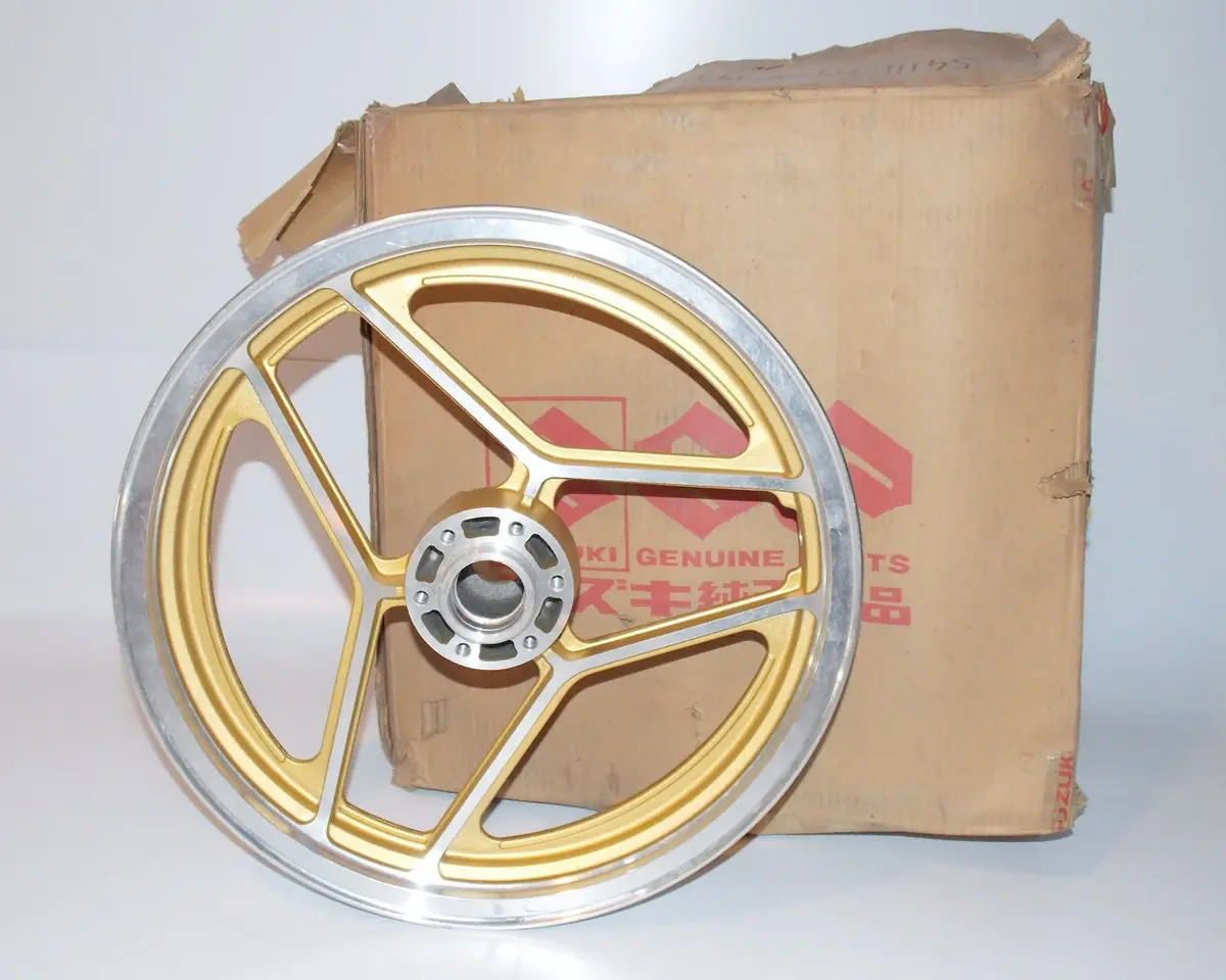 Nos Suzuki 1983-84-85 Gsx750 1.6-2.15 Asahi Alloy Gold Rim Wheel 54111-09310-19T 1