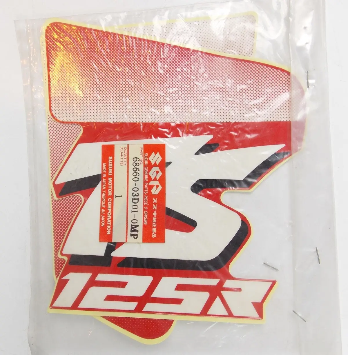 Nos Suzuki 1989 1990 Radiator Cover Type Set Ts125 68660-03D01-0Mp 1