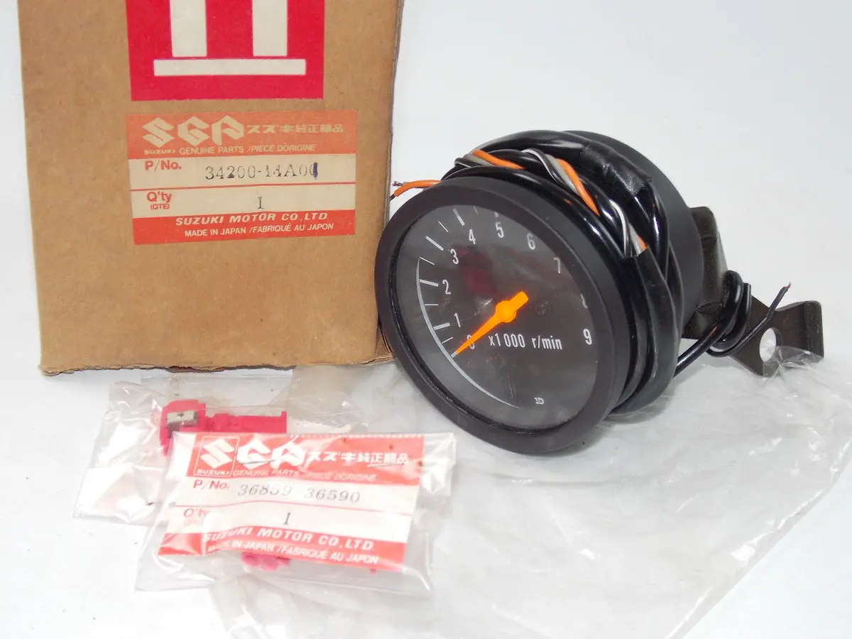 Nos Oem Suzuki 1988 Dr600 1997 1998 1999 Dr650 Tachometer Rev Meter 34200-14A01 1