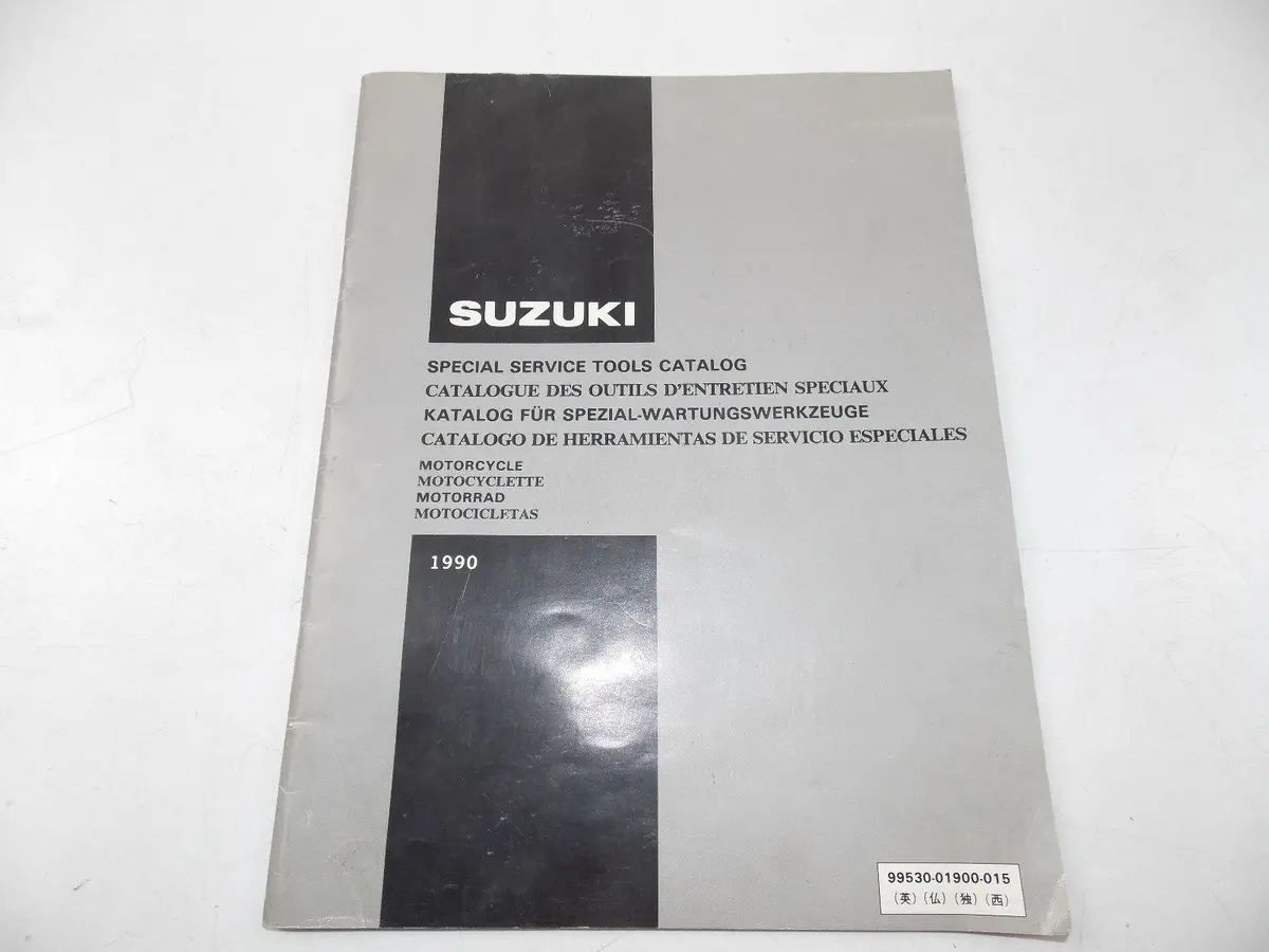 New Suzuki 1990 Special Service Tools Catalogue Book  99530-01900-015 1