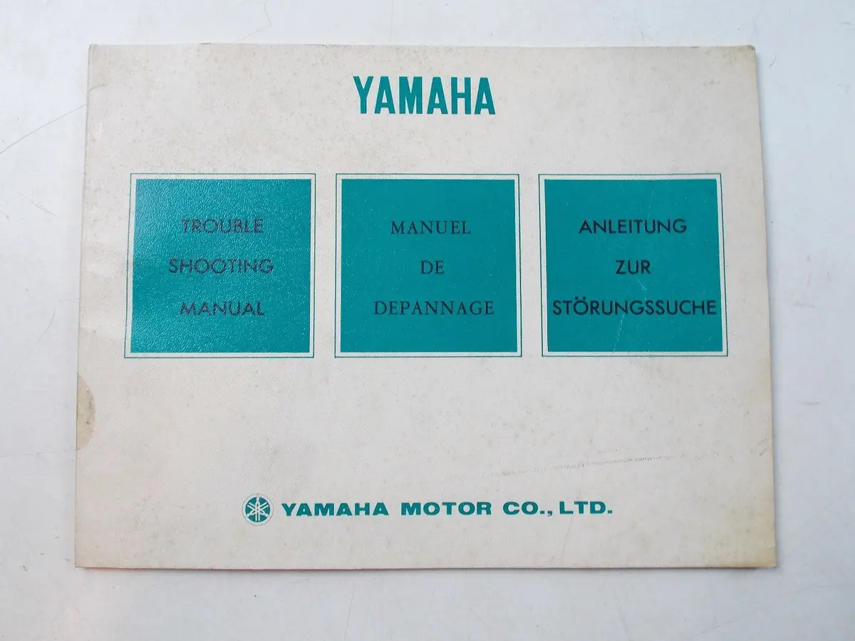 New Yamaha 1973 Trouble Shooting Manual Book 1