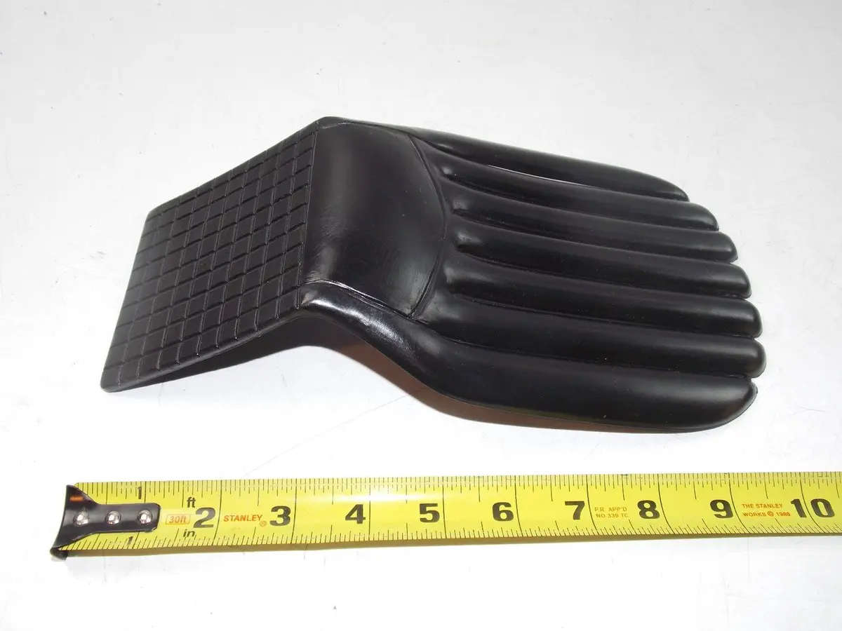 Universal Fender Splash Guard Mud Flap Black Enduro Mx Street Motorcycle Moped 1