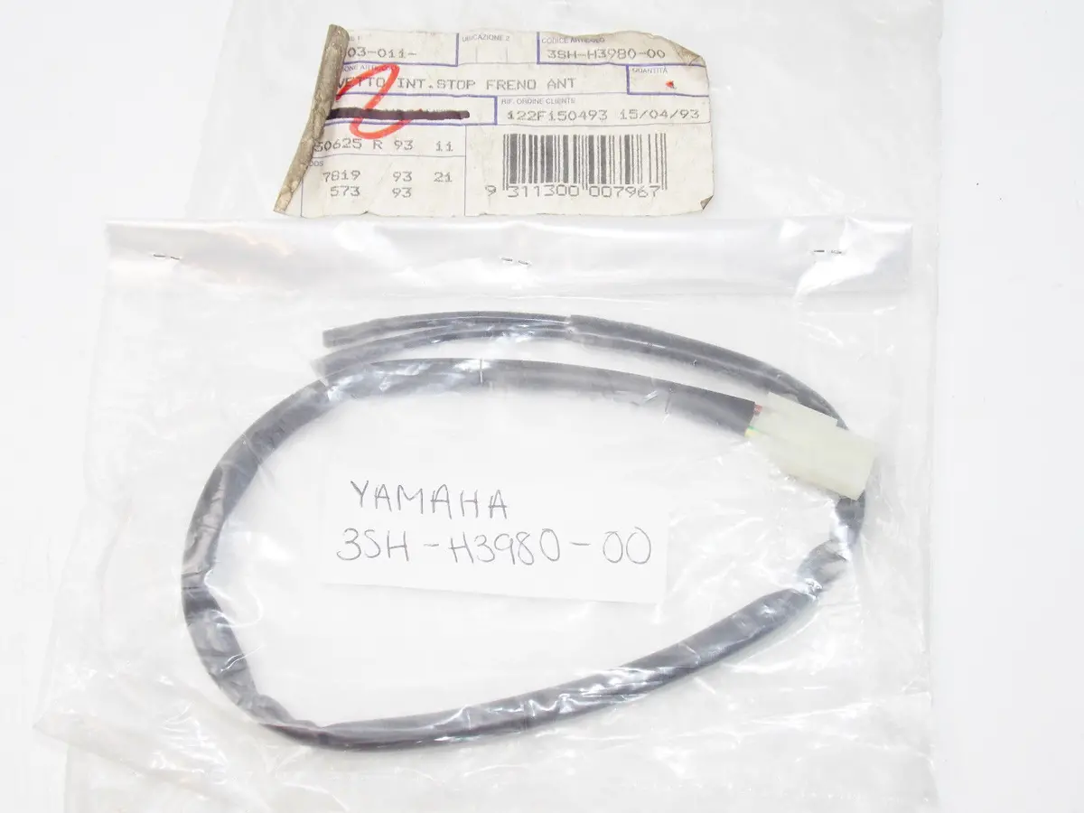Oem Yamaha 1991 1992 Tdr125 Front Brake Light Cord Stop Switch Cable 3Sh-H3980 1