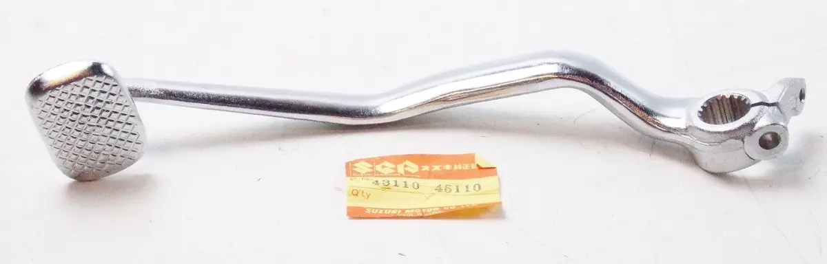 Nos Suzuki 1980 1981 Rear Brake Pedal Gs850 Gs1000 43110-45110 1