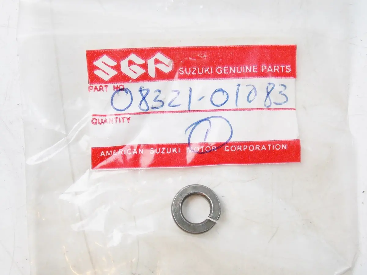 Nos Suzuki 1985-2006 Lock Washer Jr50 Dr200 Ds80 Gsx-R1100  08321-01083 1