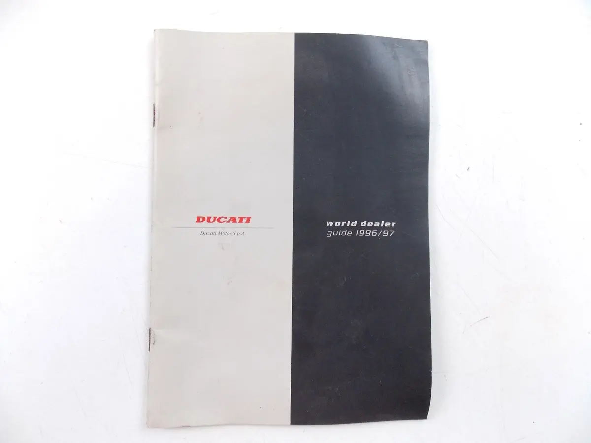 Nos Ducati 1996 1997  World Dealer Guide Manual 1