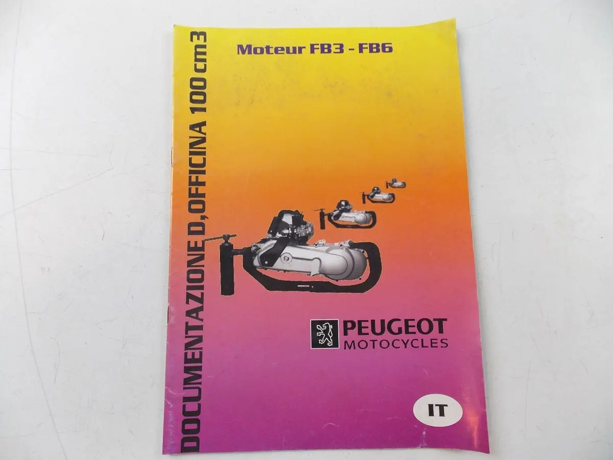Nos Peugeot Engine Fb3 - Fb6 100Cm3 Work Shop Manual 1