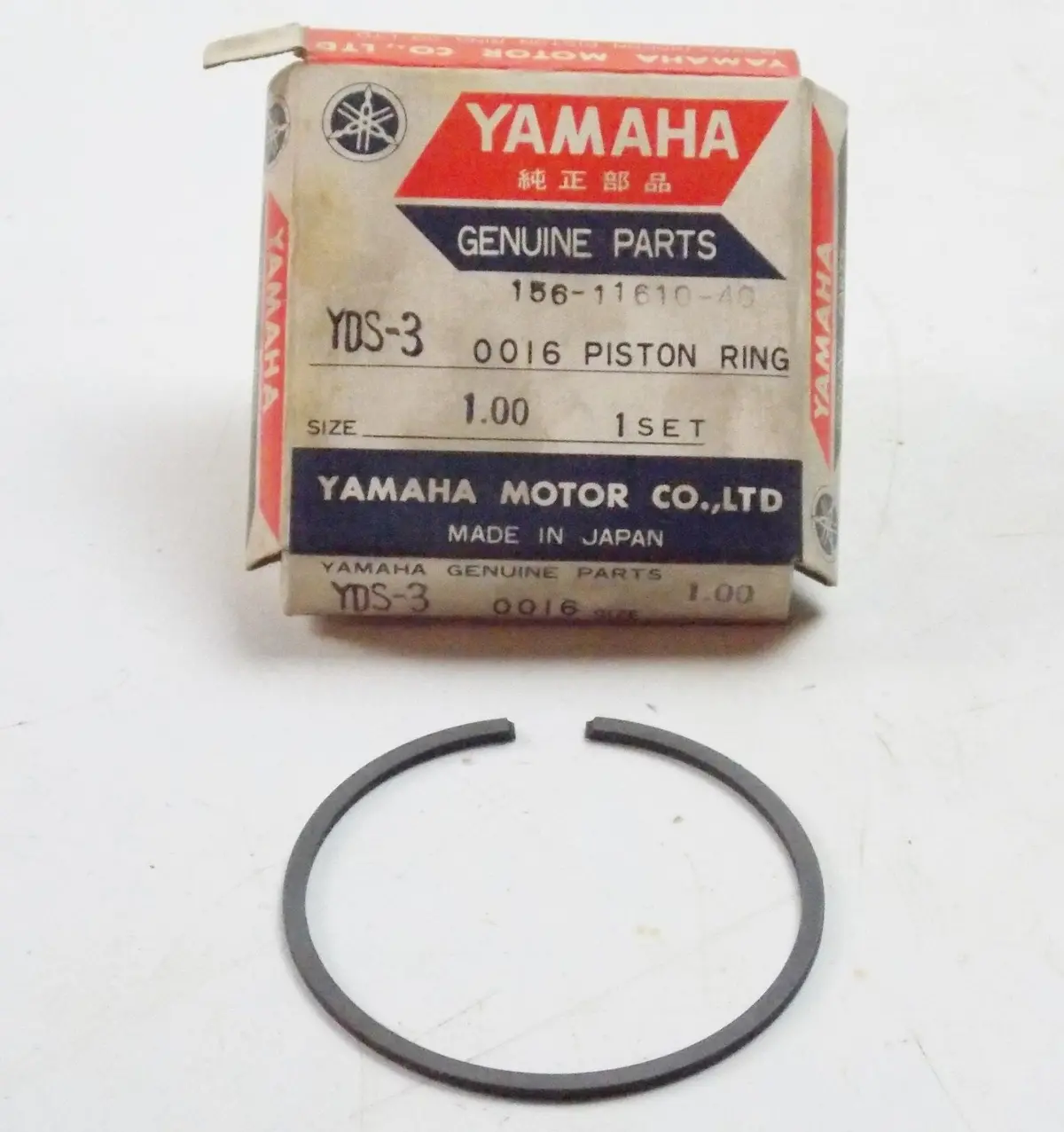 Nos Yamaha 1965 1966 1967 Piston Ring  4Th Over 1,00 Yds Ym2  156-11610-40 1
