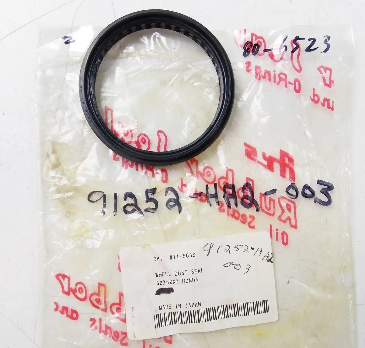 Nos Honda 1985-2014 Dust Seal 52X62x7 Atc250/350 Tcx250/300/400  91252-Ha2-003 1
