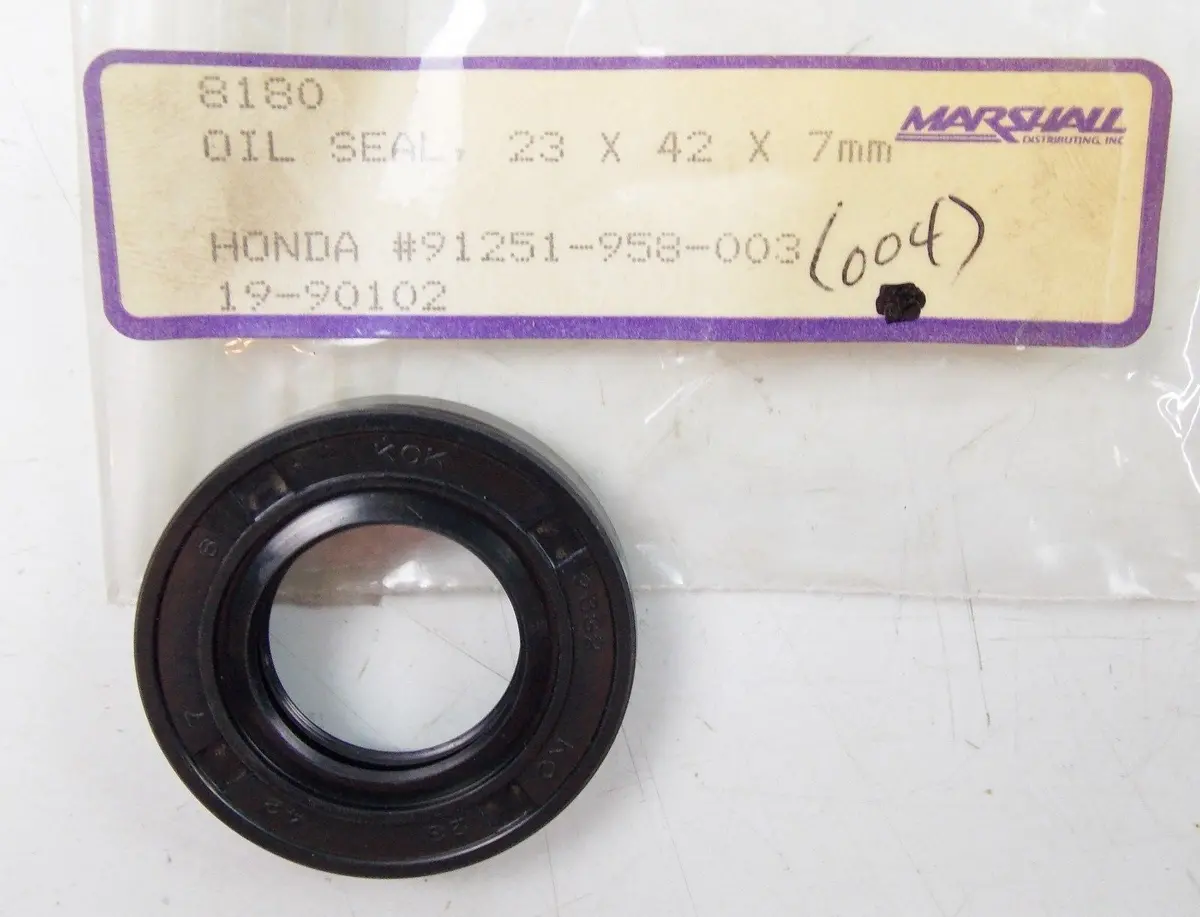 Nos Honda 1979-1987  Dust Seal 23X42x7 Atc185/200/250  91251-958-003 (004) 1