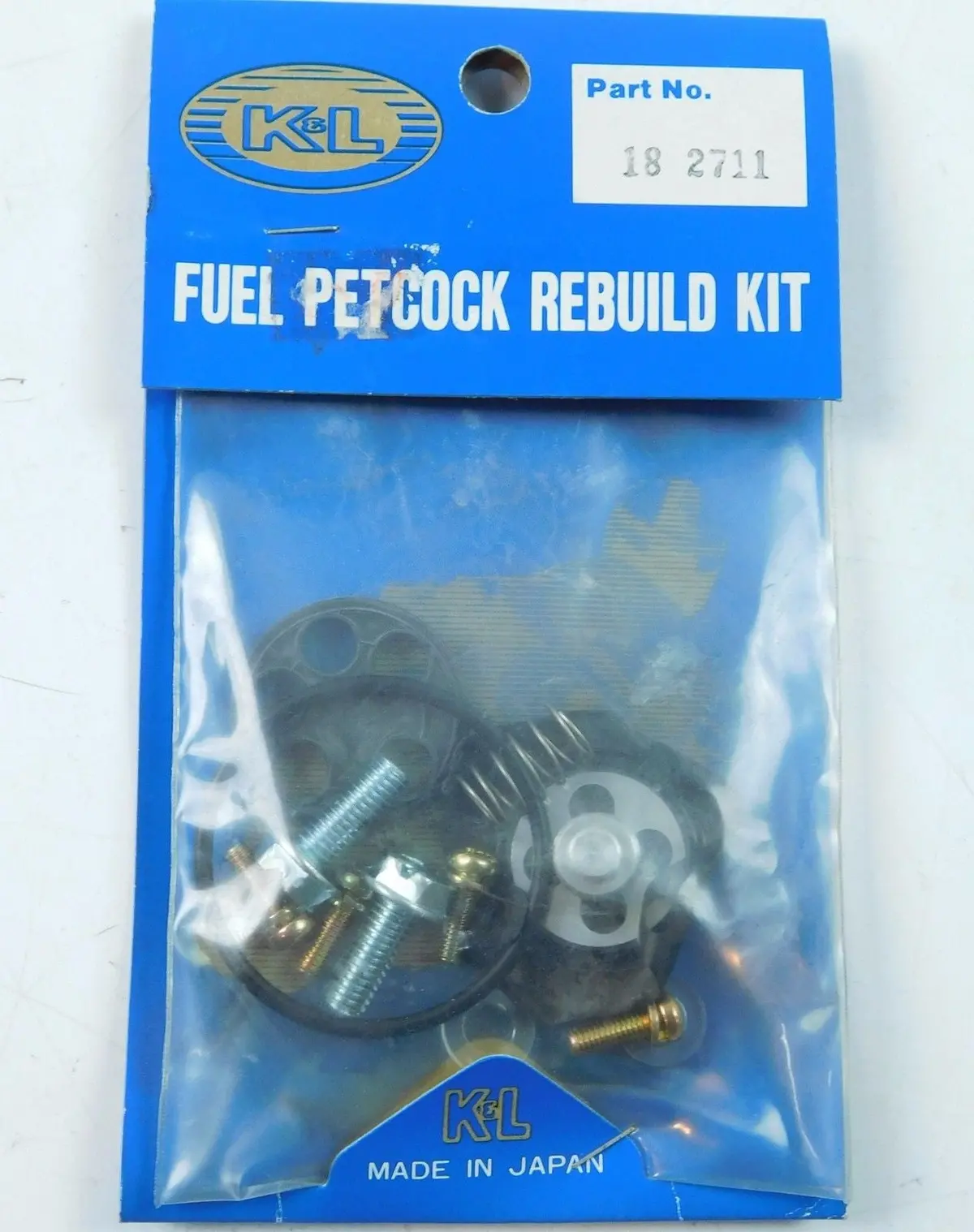 18-2711 K&L Fuel Petcock Repair Rebuild  Kit Gas Tank Fuel Valve Kawasaki Kz1000 1